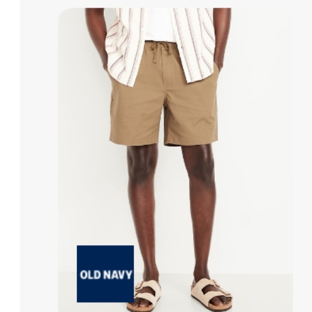 Old Navy Men’s Twill Jogger Shorts - 5 inch inseam